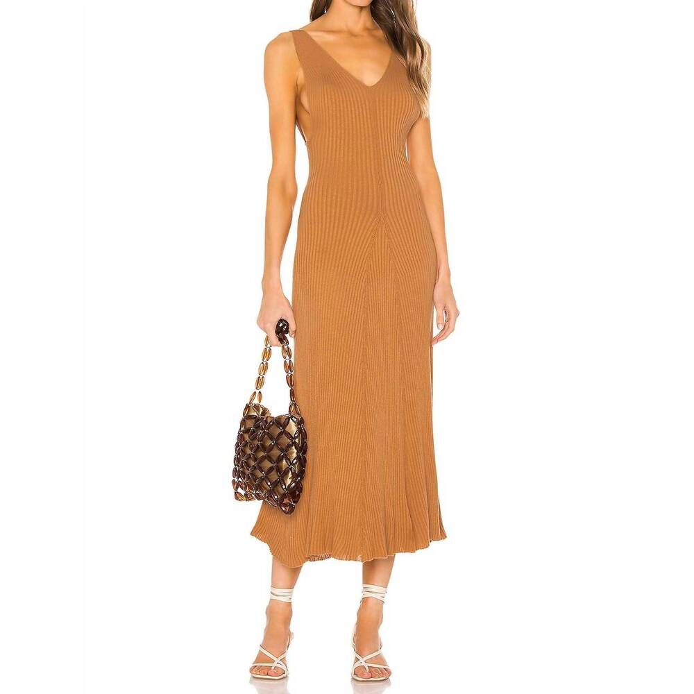 NEW FREE PEOPLE sweet as honey slip dress in copper